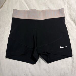 Nike Women's Black Pro Athletic Shorts